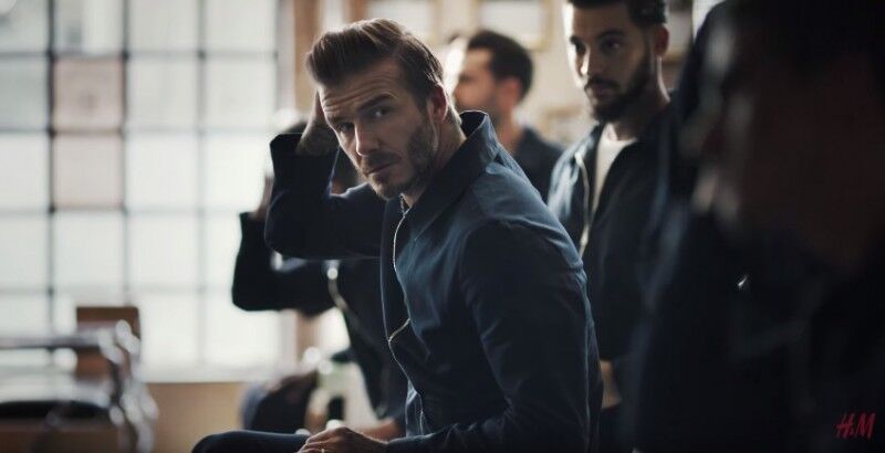 Illustratie voor: Nieuwe collectie van David Beckham voor H&M