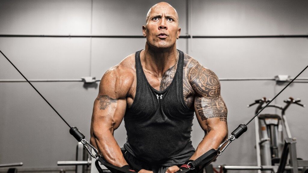 Illustratie voor: Deze man leefde een maand als The Rock