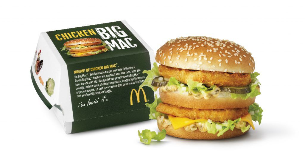 Illustratie voor: Opgelet: de Chicken Big Mac is vanaf nu te bestellen bij McDonalds!