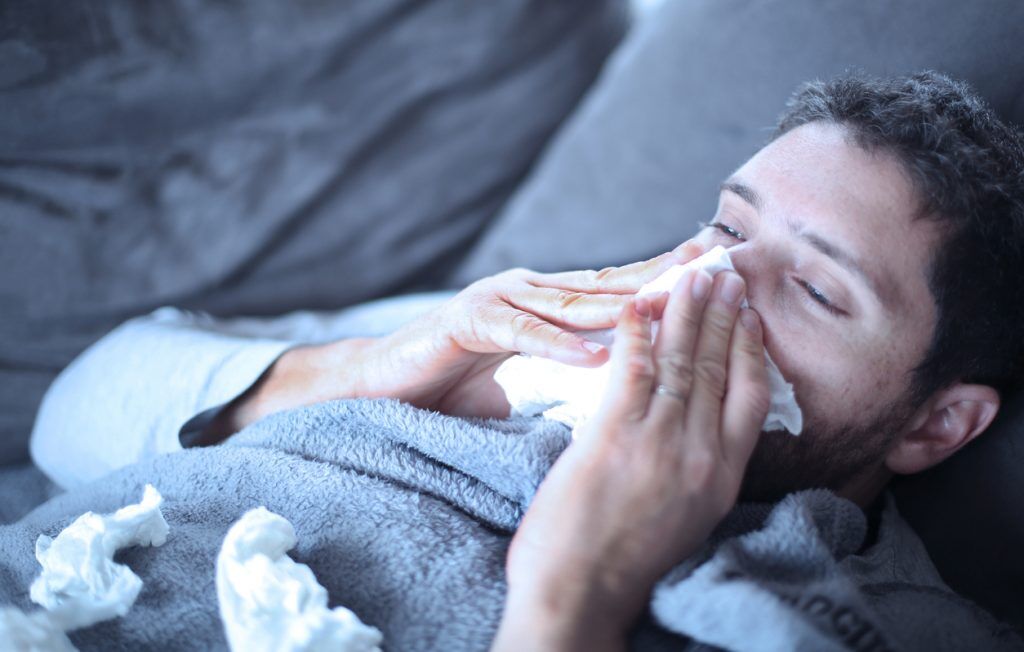 ziek mannen griep gewoonvoorhem