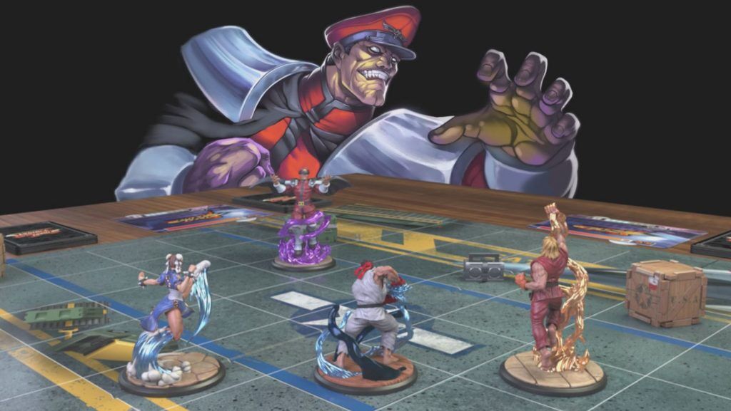 Street Fighter Miniature Bordspel