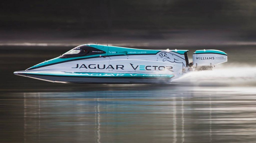 Jaguar Wereldrecord Powerboat