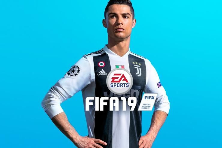 Gezicht van FIFA 19 Cristiano Ronaldo Gewoonvoorhem