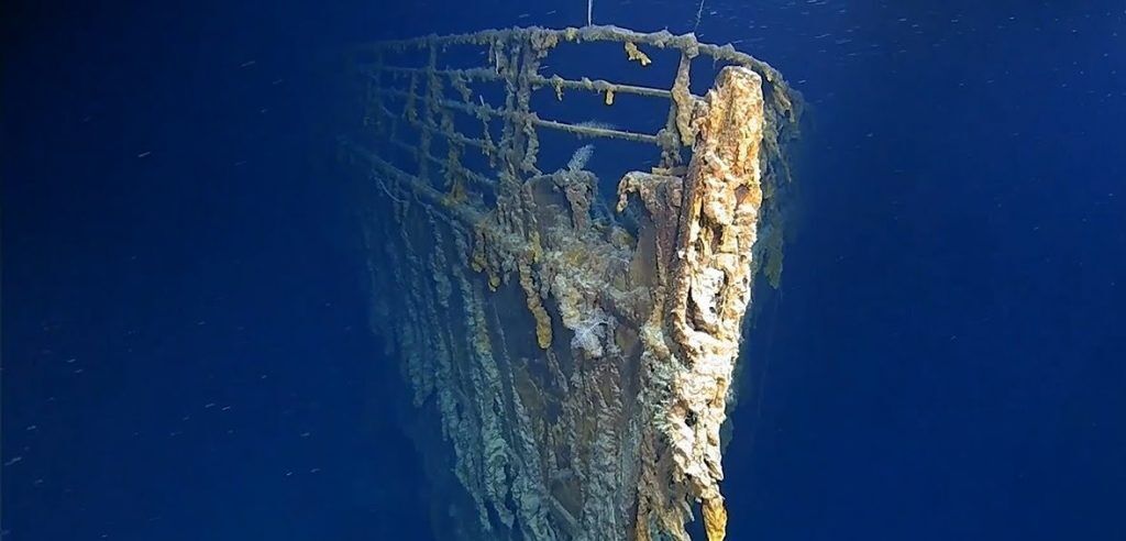 Nieuwe beelden van de titanic