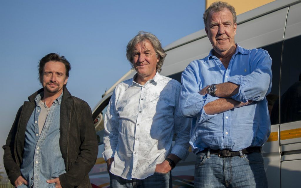 het vermogen van de mannen van top Gear