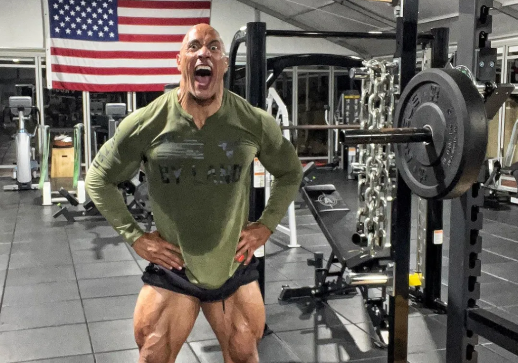 Dwayne The Rock Johnson leg day killer