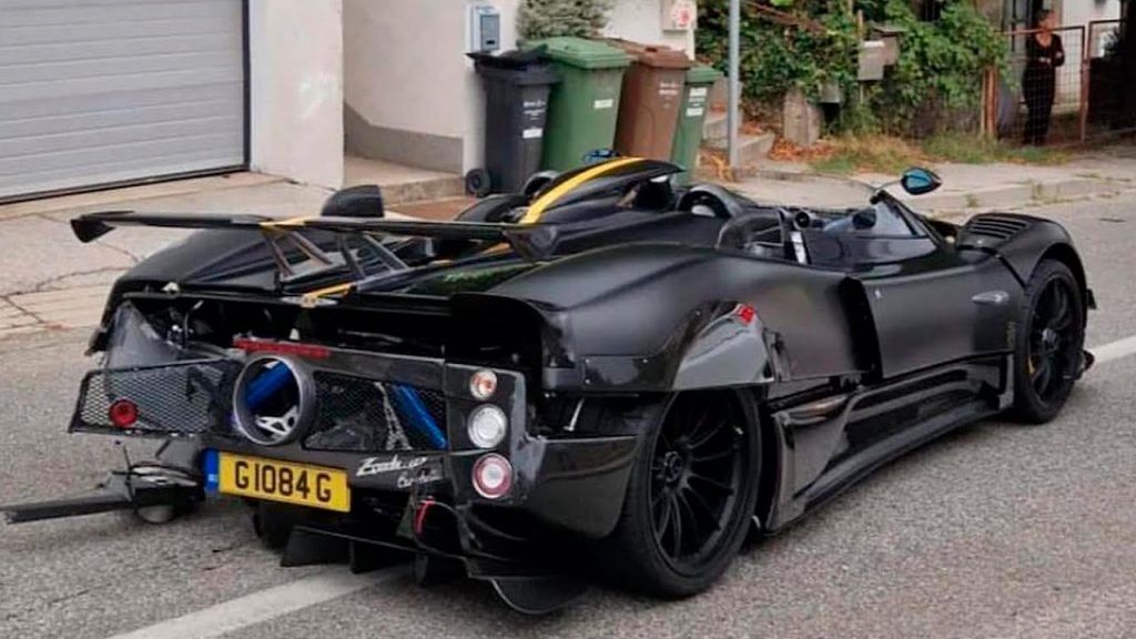 Pagani Zonda Hp Barchetta crash