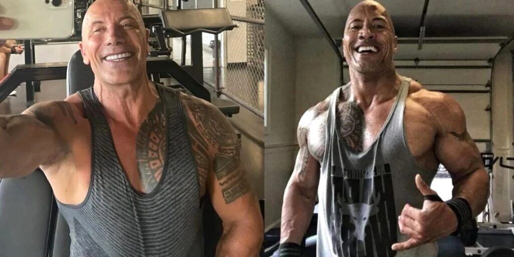 Dwayne Johnson dubbelganger