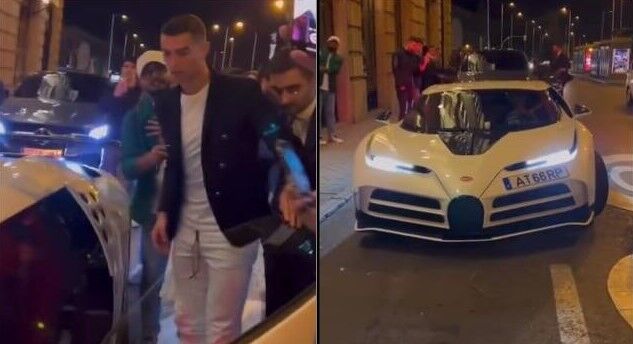 Cristiano Ronaldo Bugatti centodieci