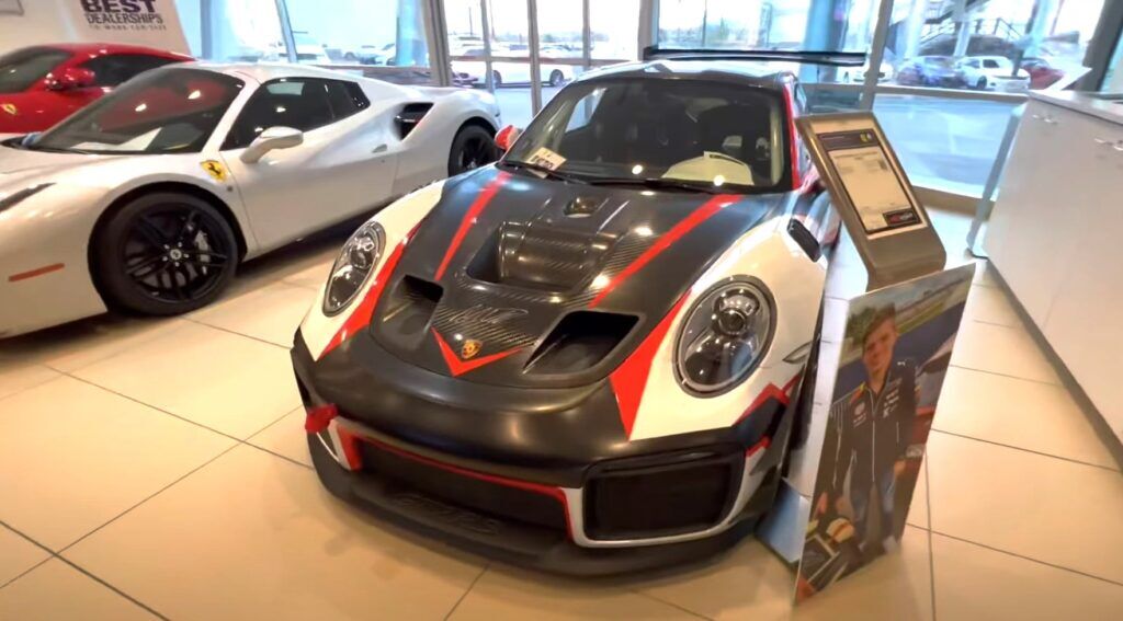 auto Max Verstappen Porsche 911 GT2 RS Clubsport