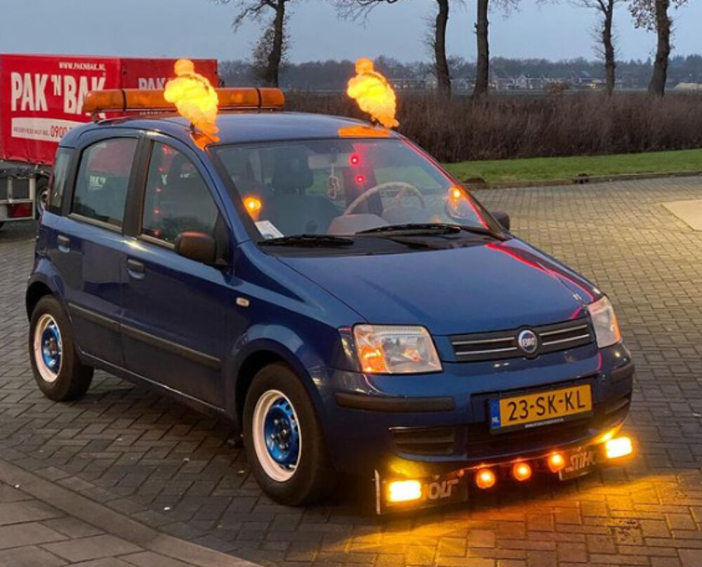 Fiat Panda mini vrachtwagen