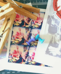 Illustratie voor: DIY: Polaroid fotowand