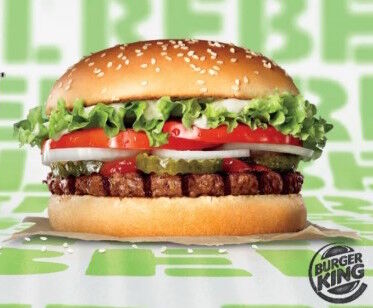 Illustratie voor: Burger King lanceert vegetarische Whopper