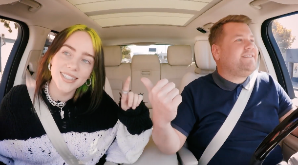 Illustratie voor: Wil je zien: Billie Eilish in Carpool Karaoke