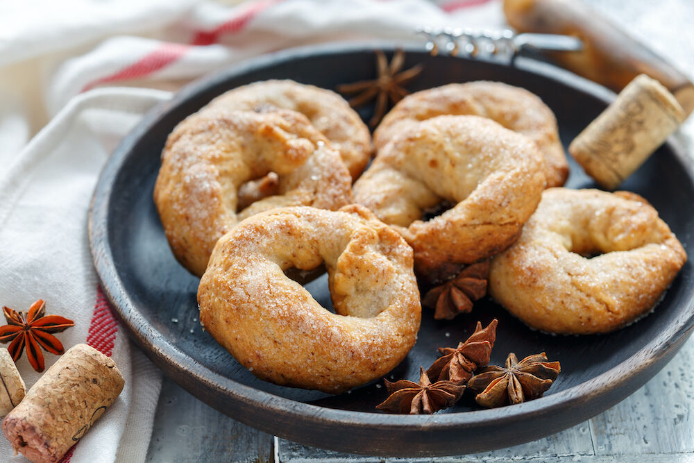 Illustratie voor: Yummy! Dit wijnkoekjes recept wil je toch proberen