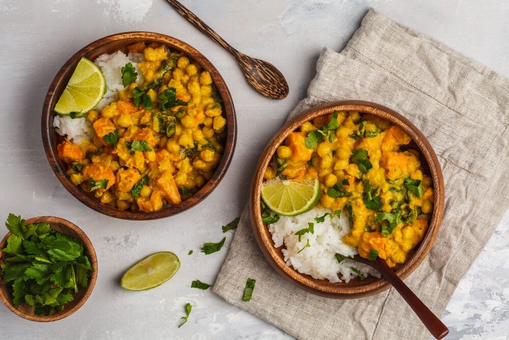 Illustratie voor: 3x recepten voor super lekkere vegan curry