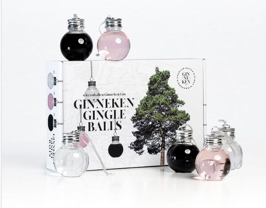 Illustratie voor: Gin in een kerstbal; de perfecte combinatie