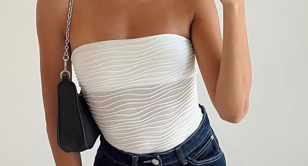 TikTok-hack strapless top