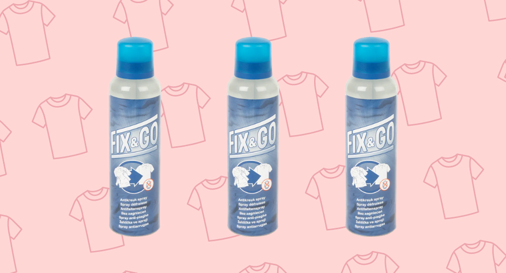 Illustratie voor: Lifehack: met deze spray heb je nooit meer last van kreukels in je kleding