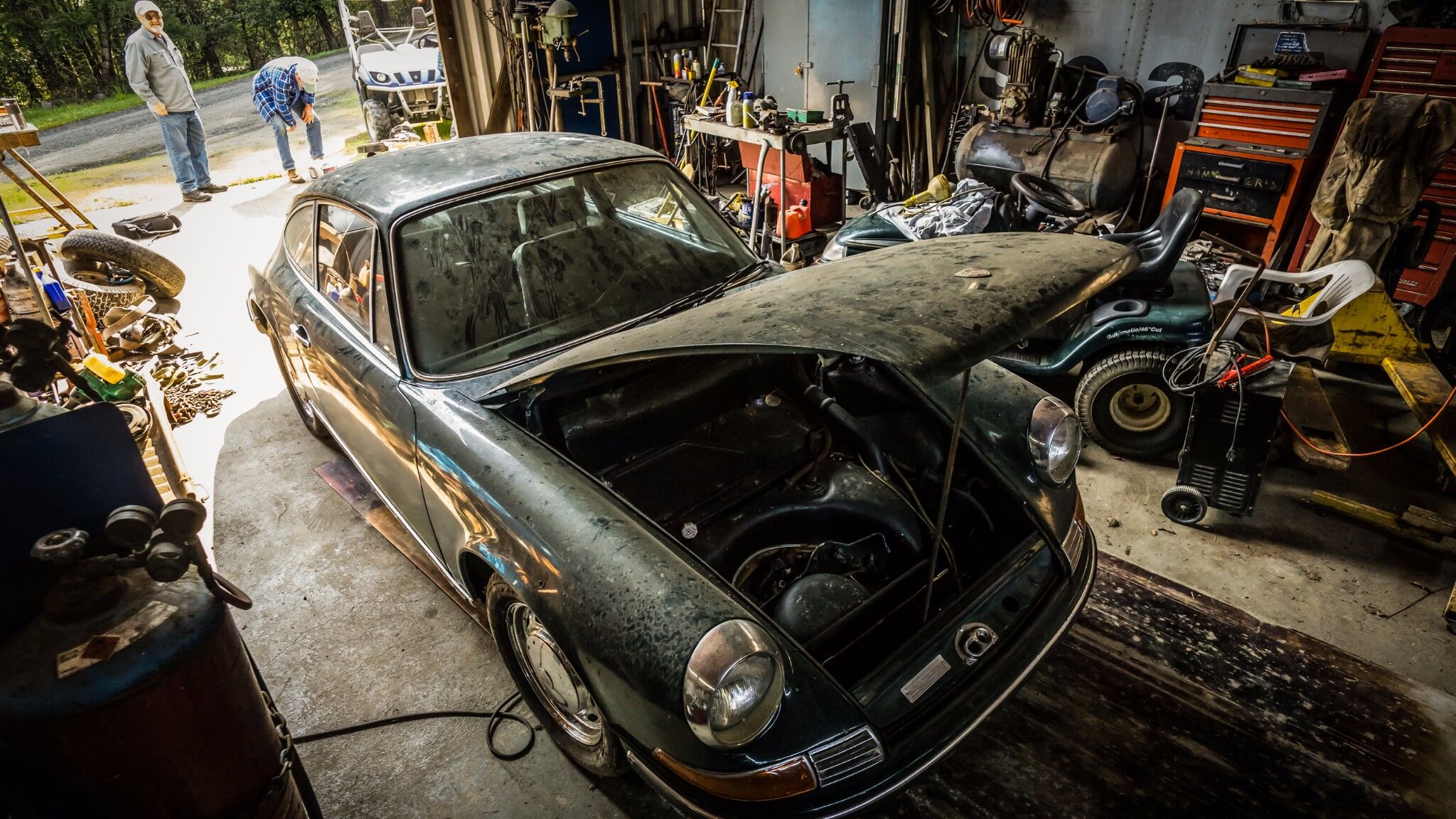 porsche 912 uit 1969 schuurvondst opgeknapt MAN-MAN