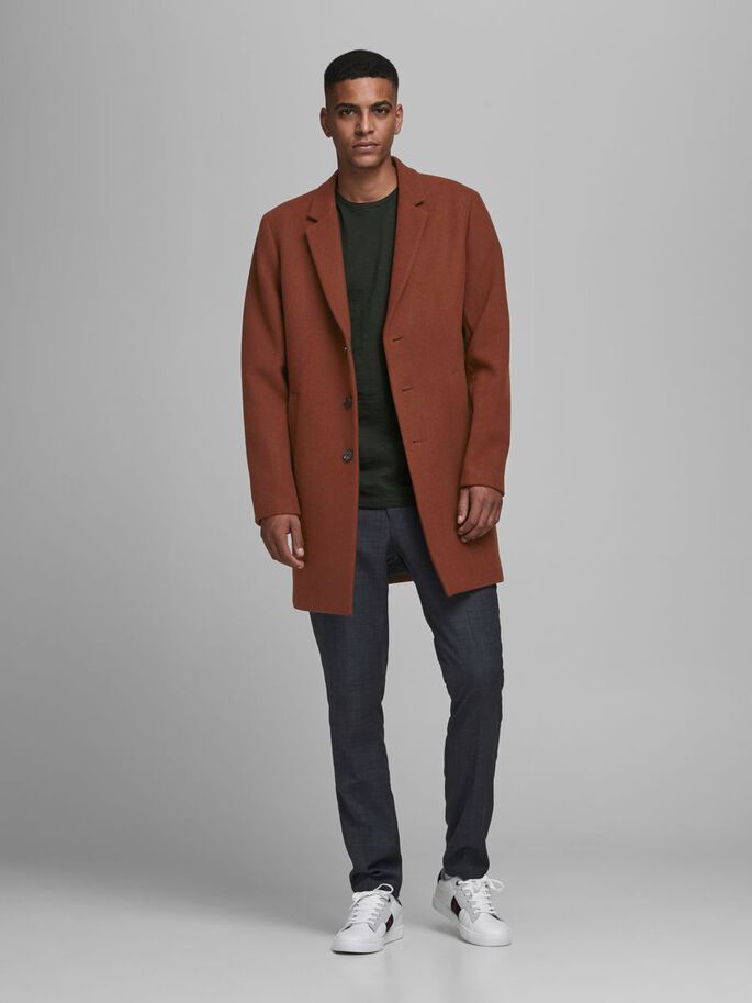 overcoat Jack & Jones roest