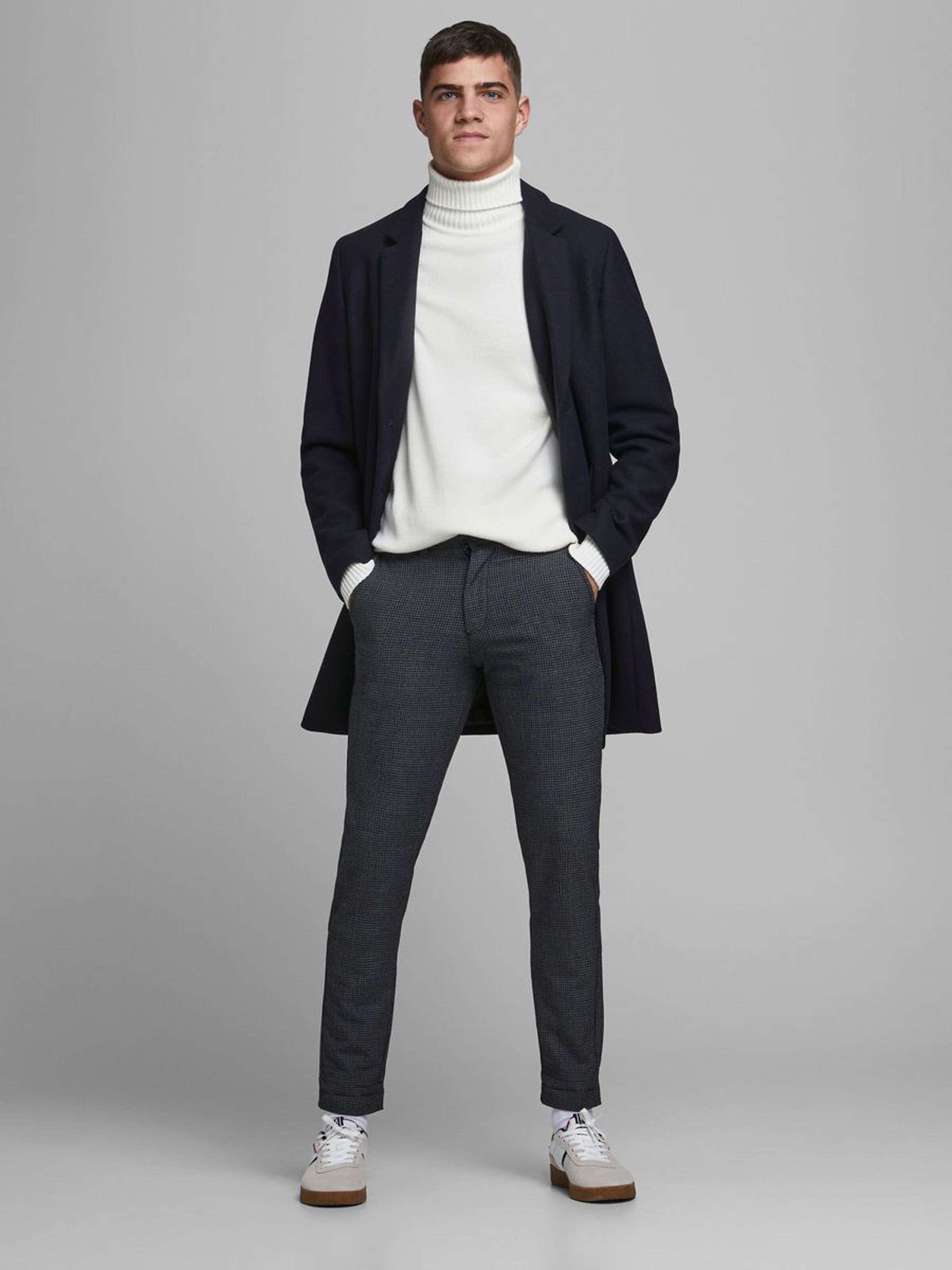 overcoat navy winterjassen
