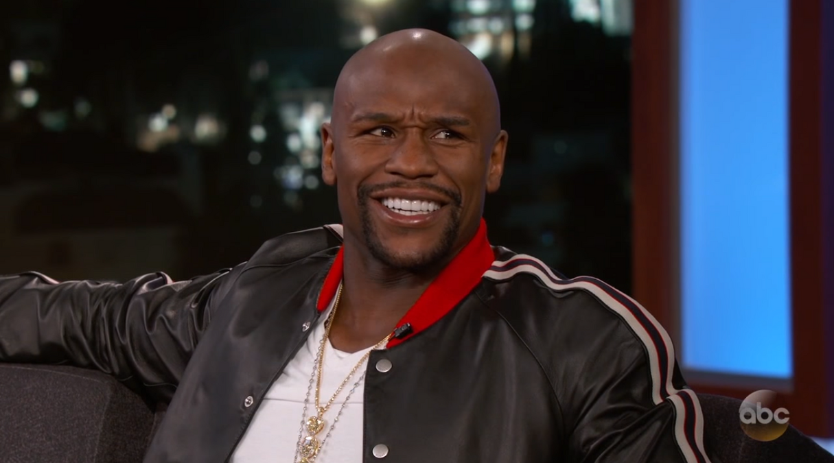 Illustratie voor: Floyd Mayweather vertelde aan Jimmy Kimmel wat hij nou precies van Conor McGregor vindt