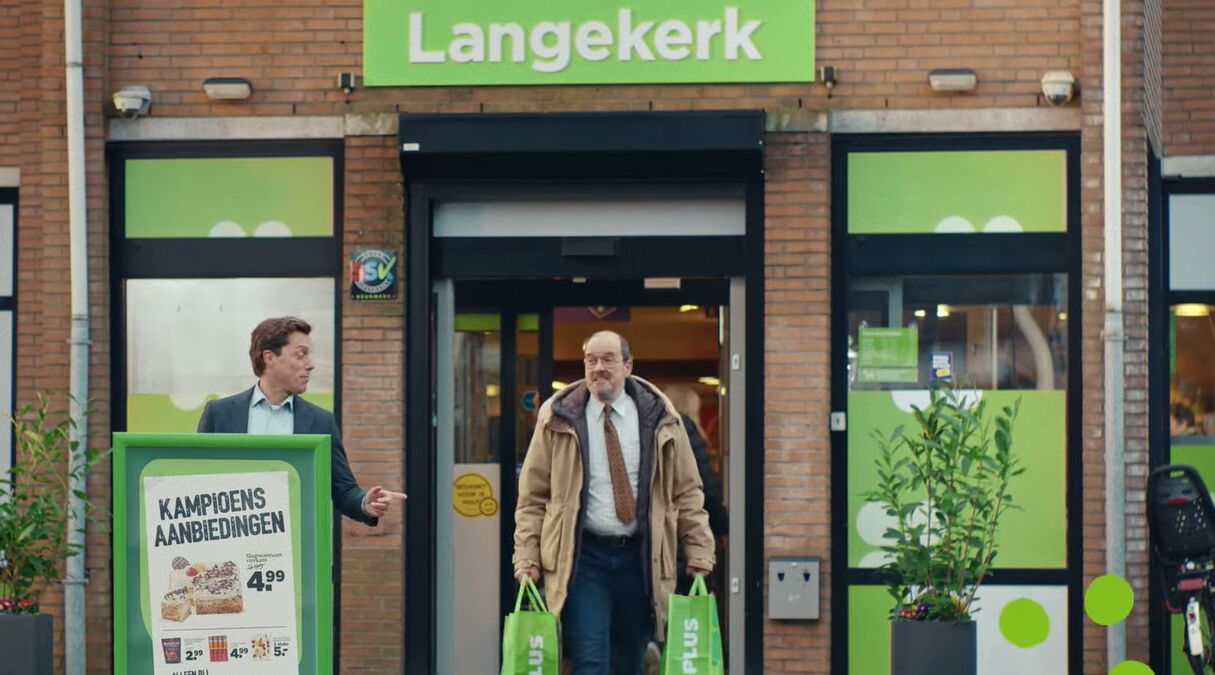 Eten in de supermarkt