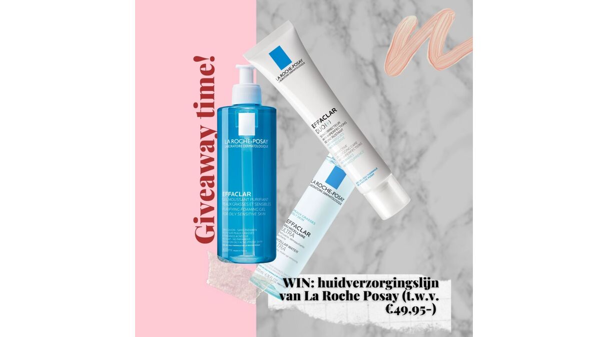 Illustratie voor: Lente winactie! WIN: 3 x huidverzorgingslijn van La Roche Posay t.w.v. €49,95,-