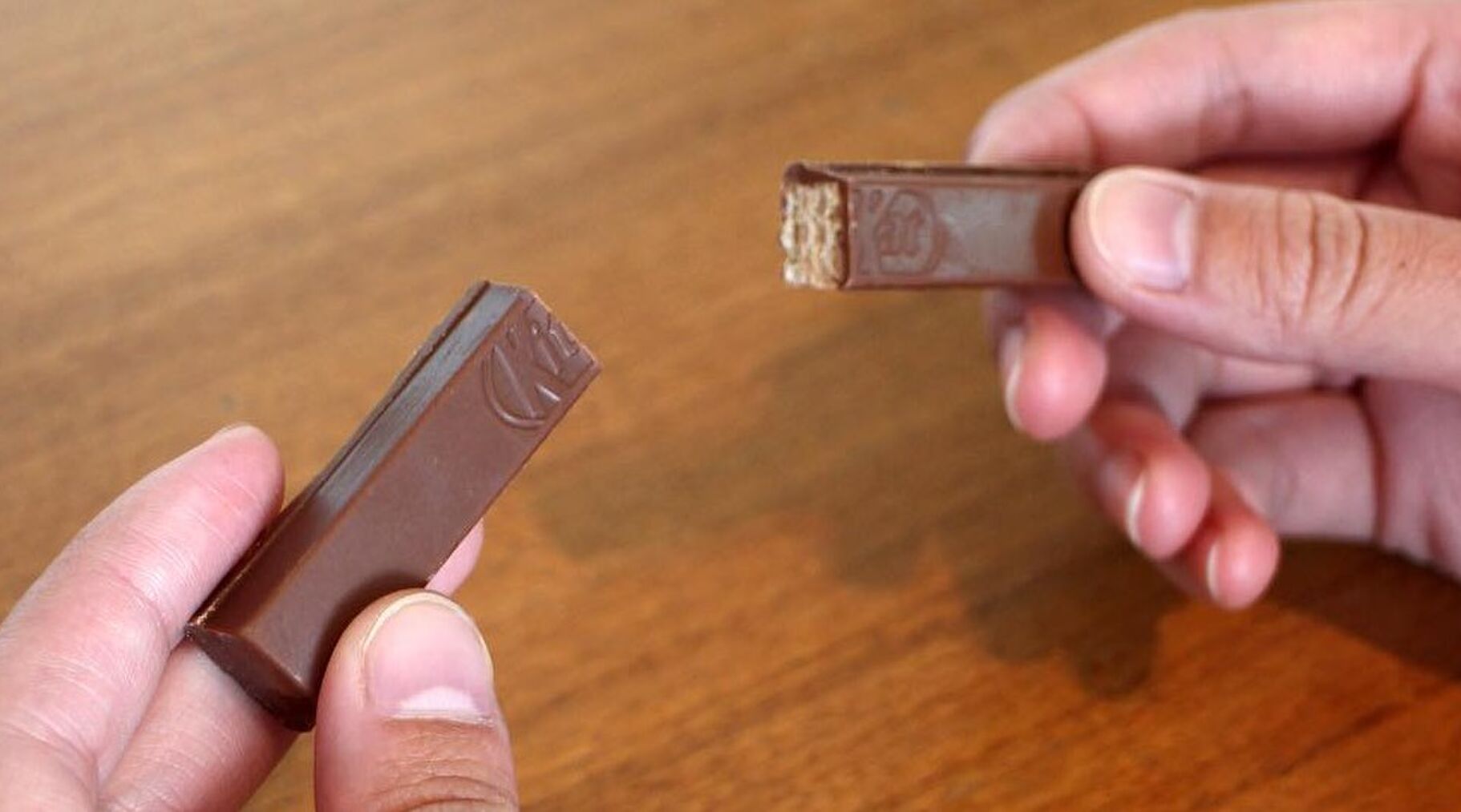 kitkat binnenkant waarvan gemaakt vulling