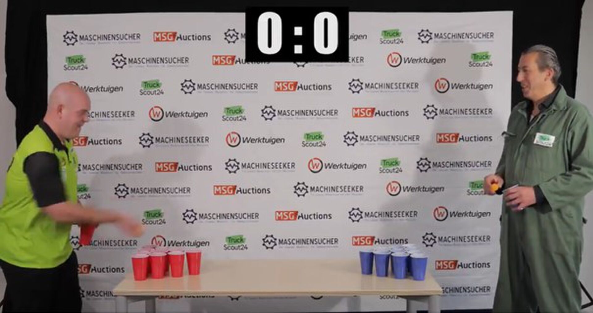 Michael van Gerwen bierpong