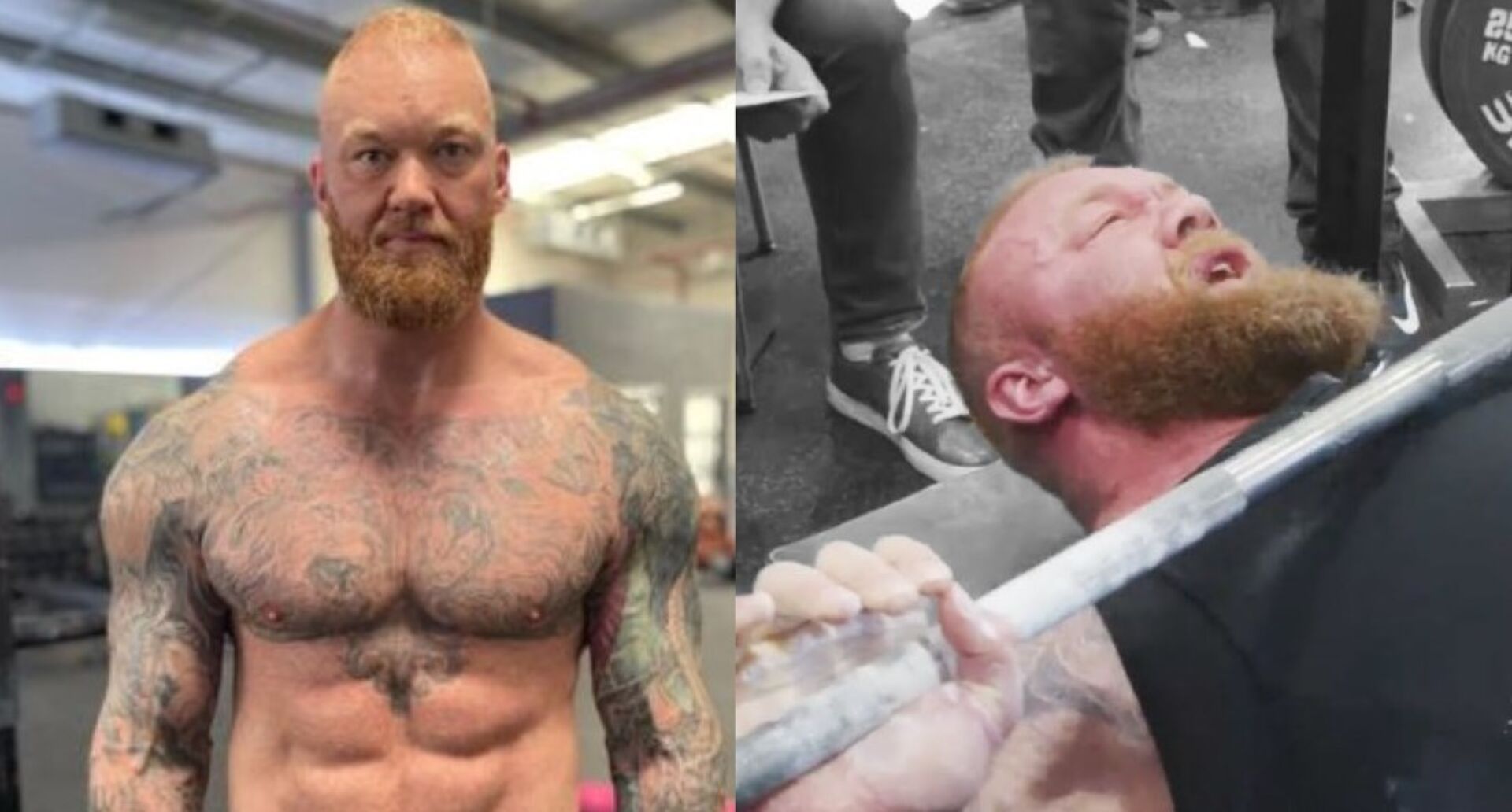 Hafthor Björnsson blessure