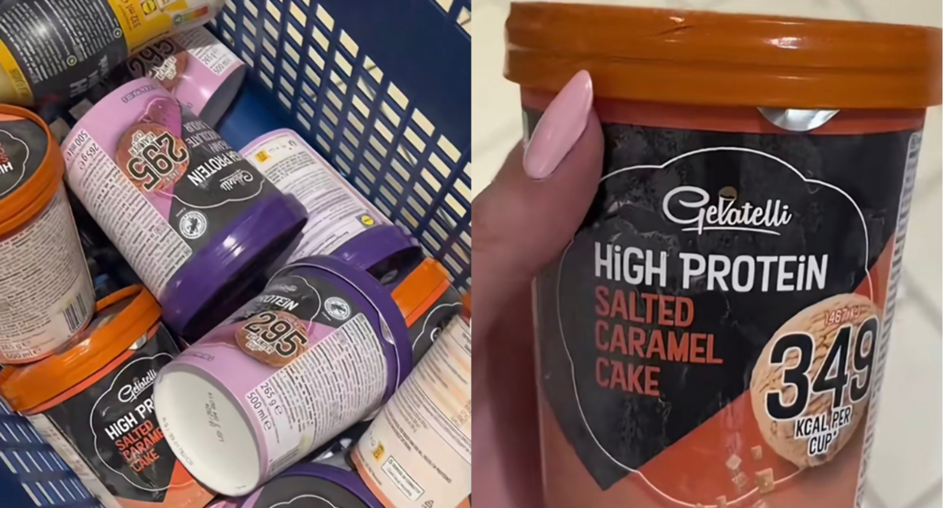 lidl high proteïne ijs