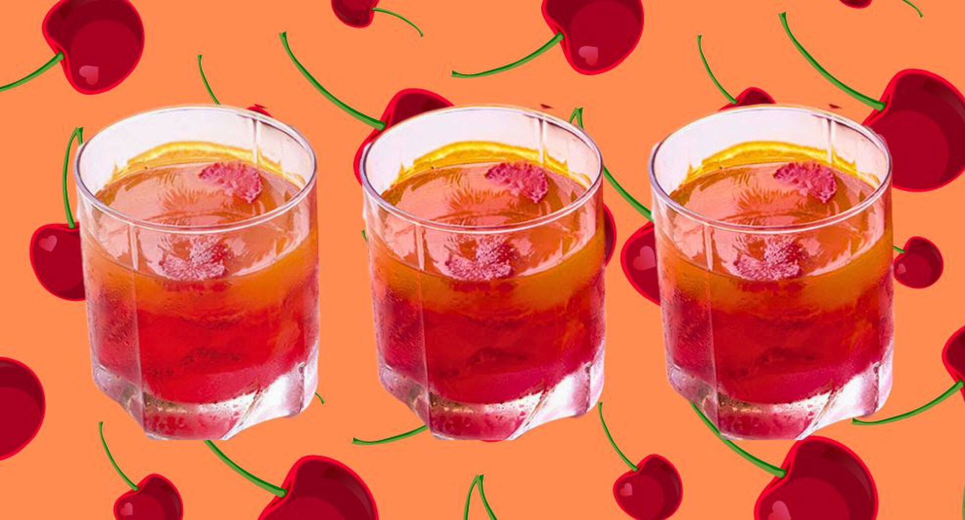 frozen cherry aperol spritz