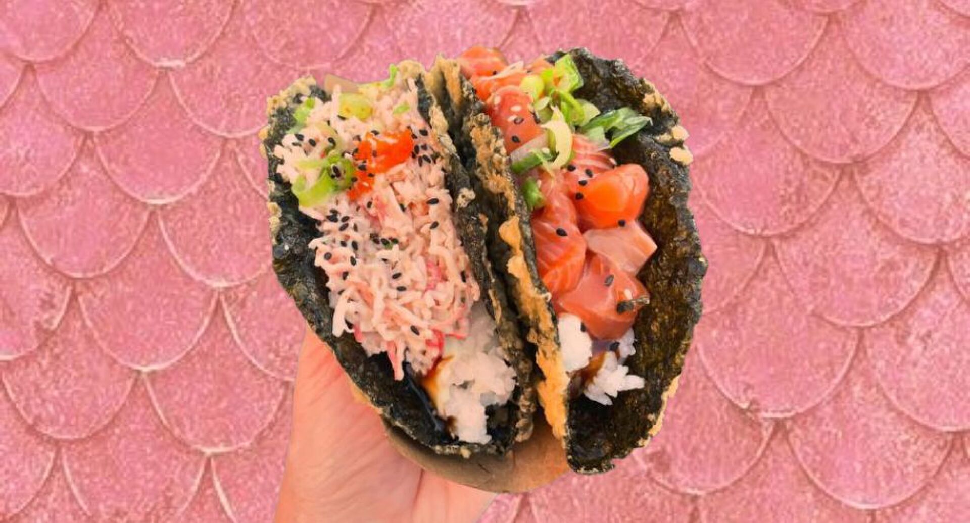 Deze sushi taco gaat helemaal viral op tiktok