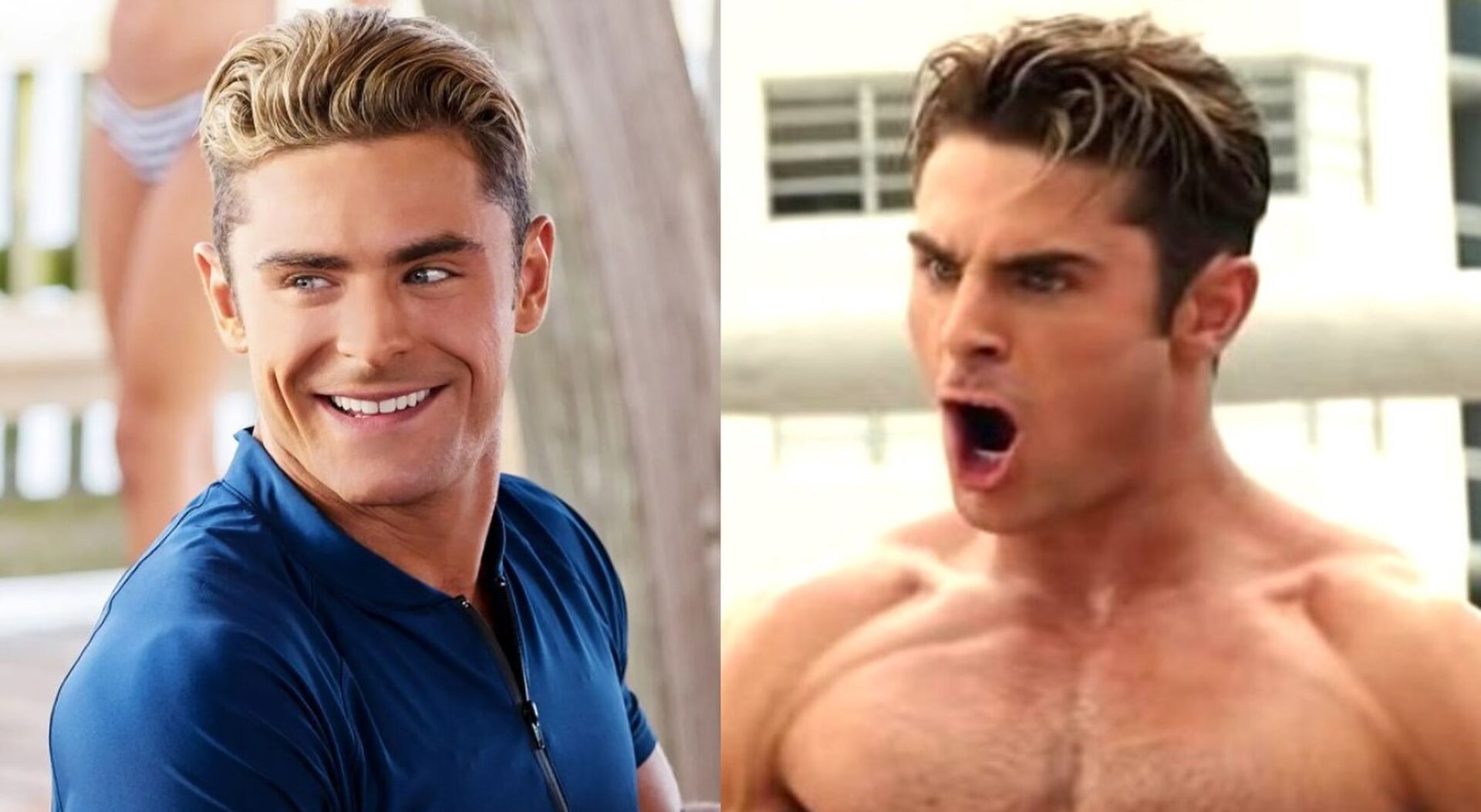 zac efron transformatie