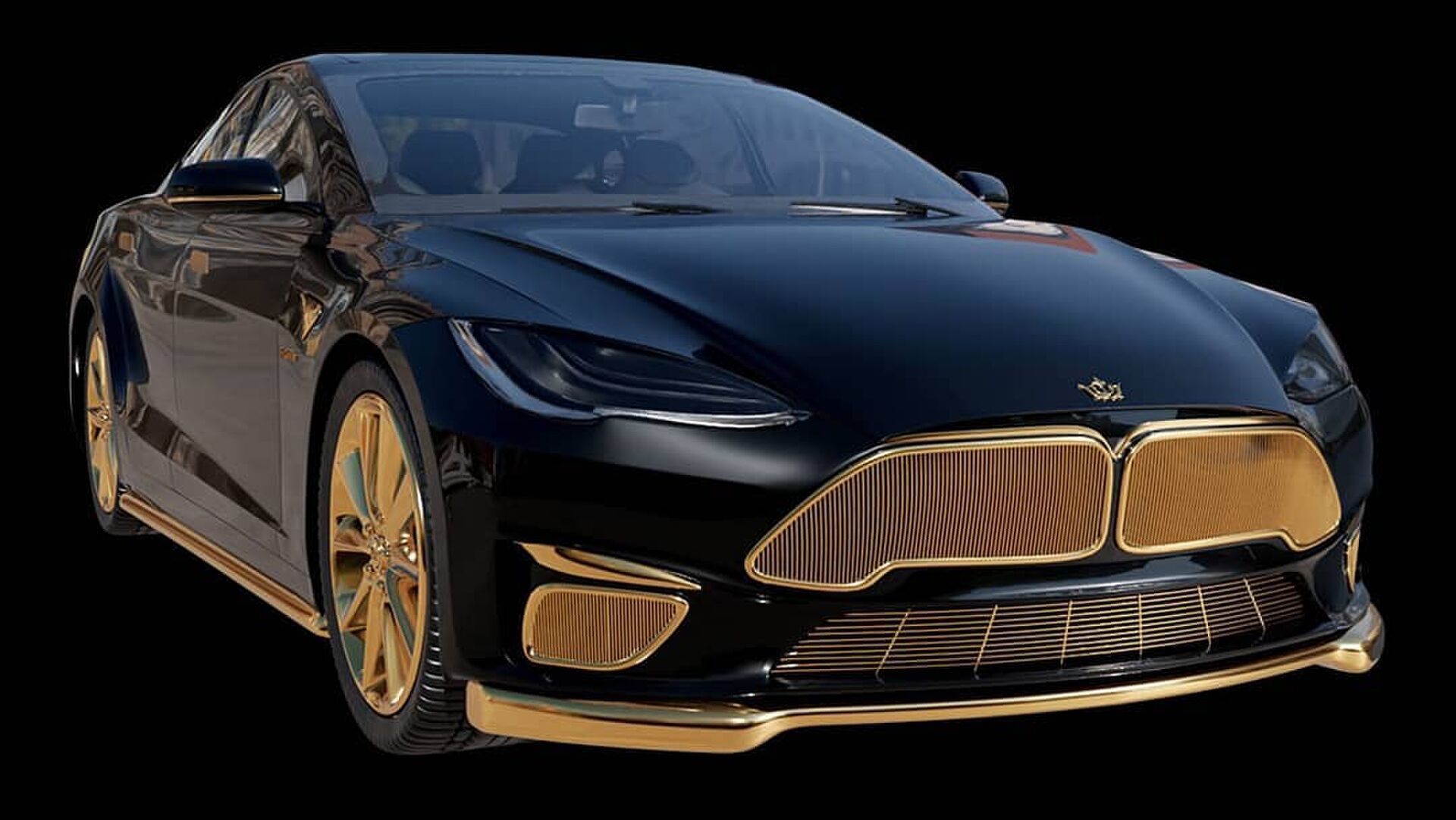 Gouden Tesla