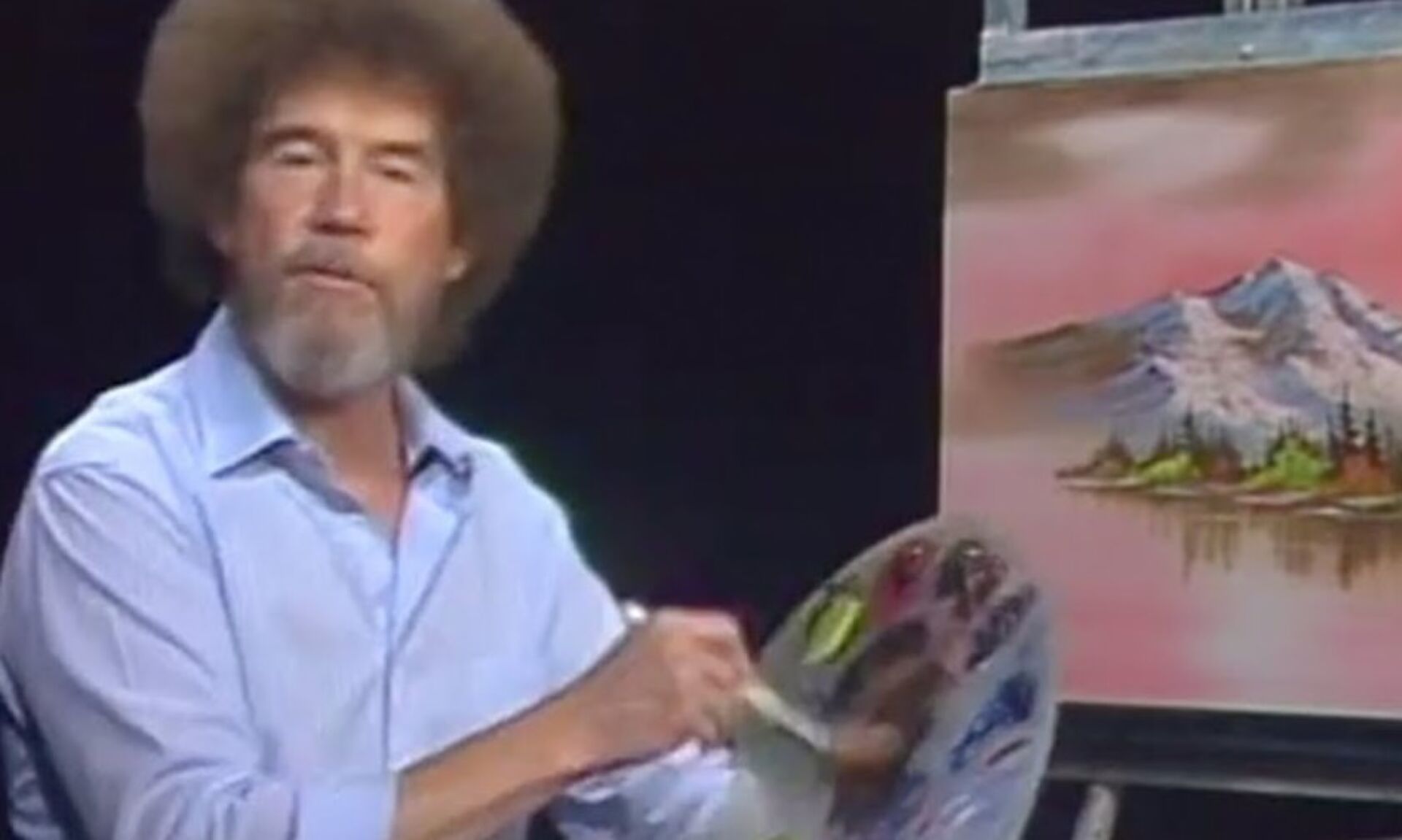 bob ross schilderij