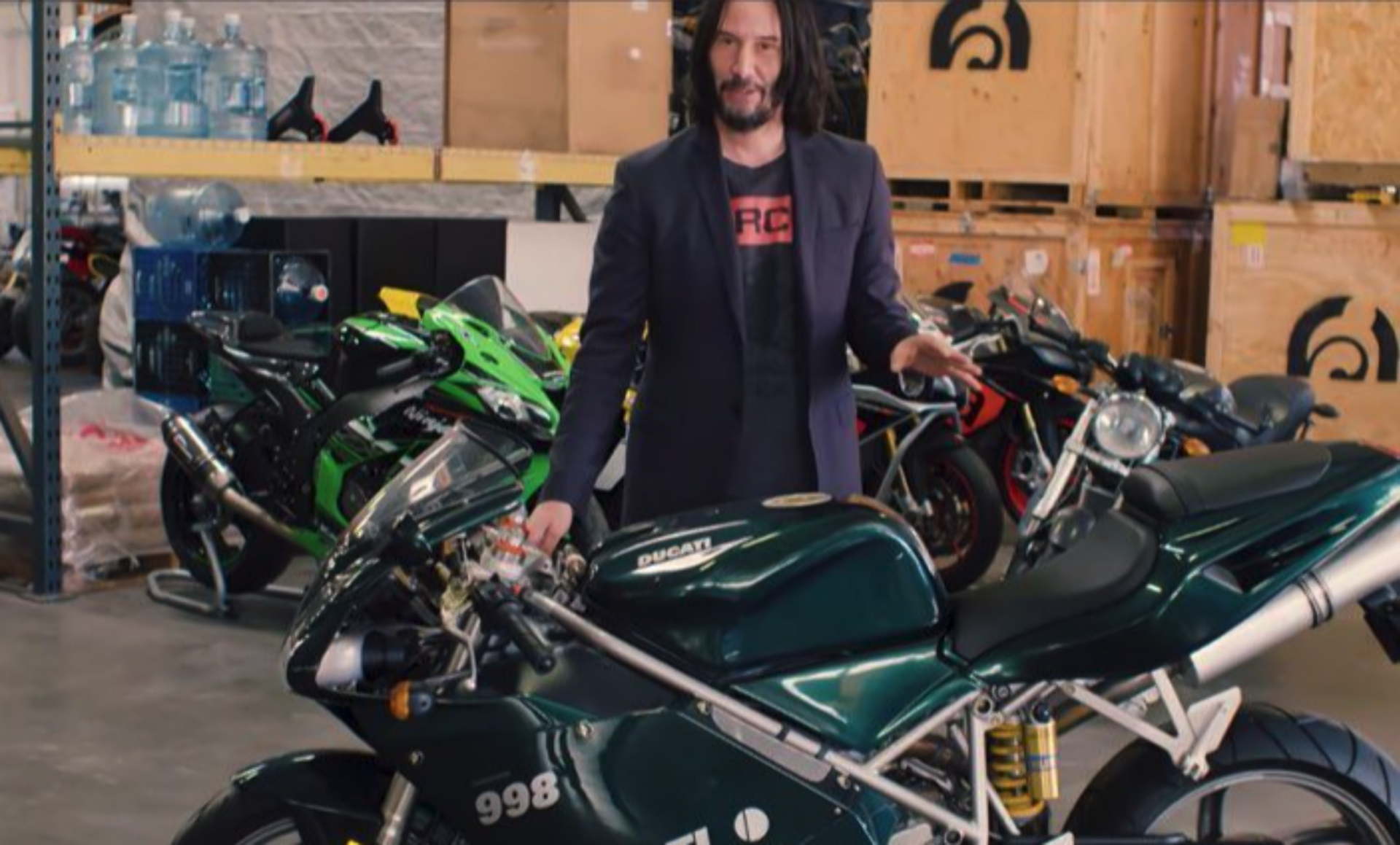 Motorverzameling Keanu Reeves