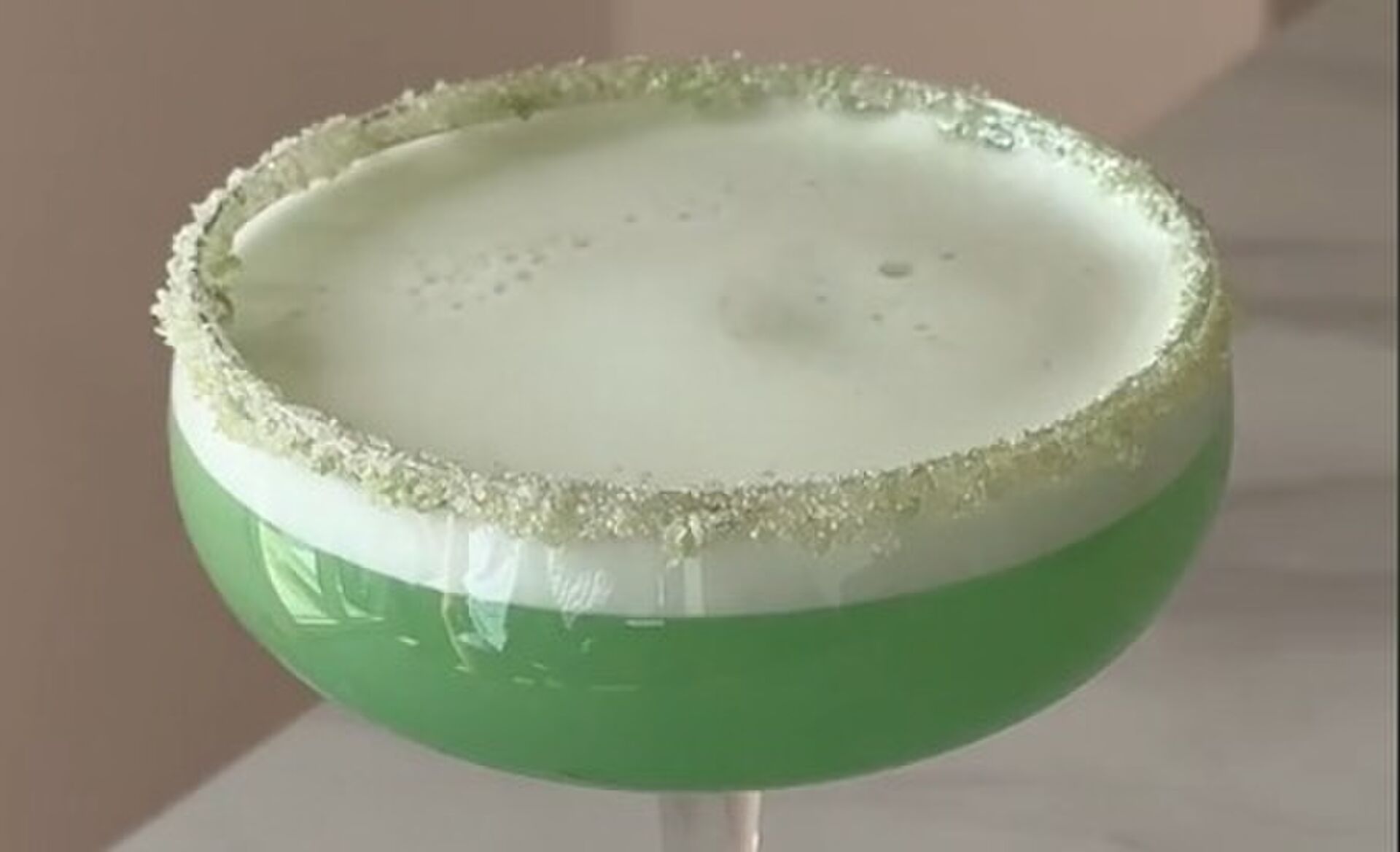 melon sour cocktail