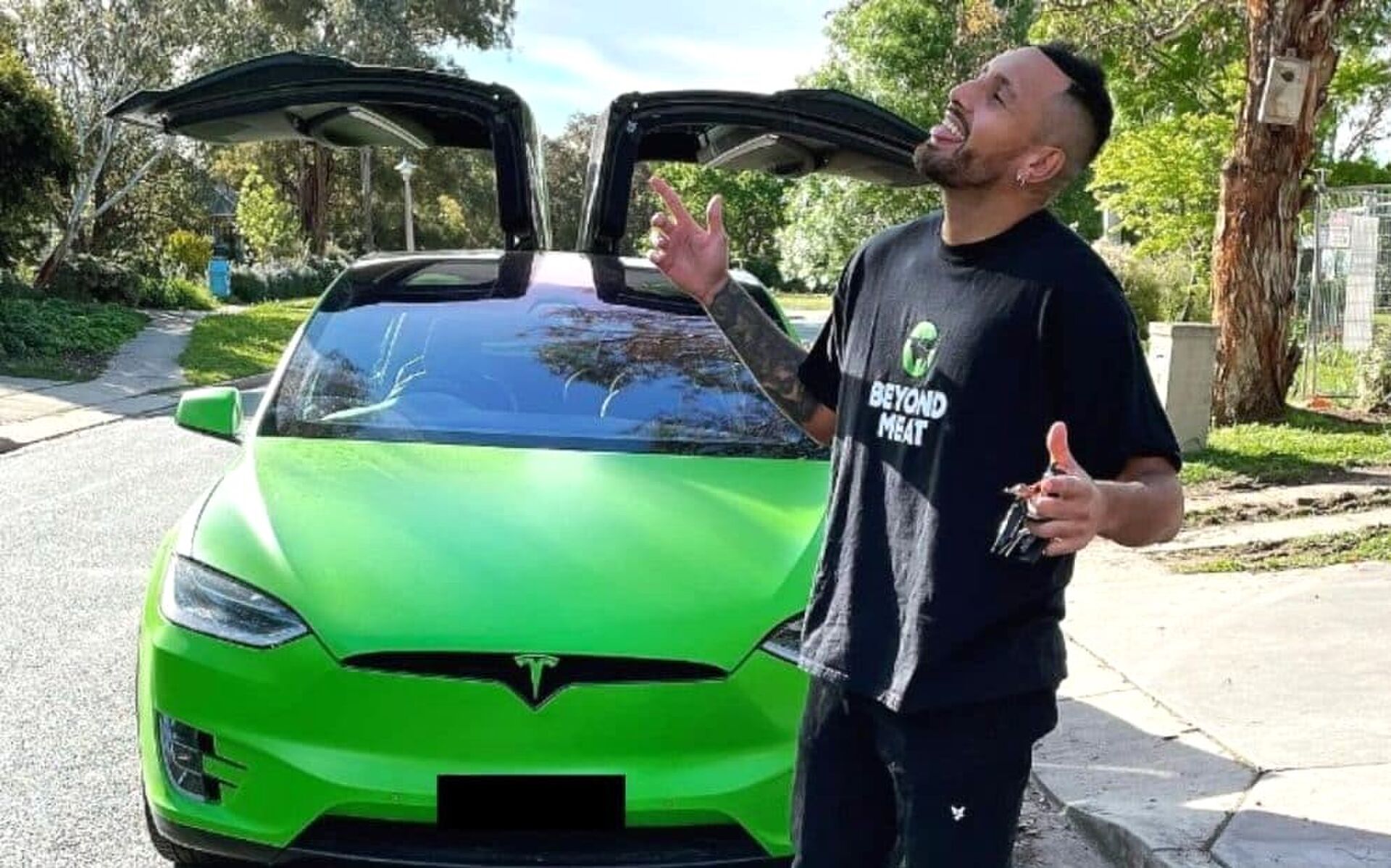 nick kyrgios tesla