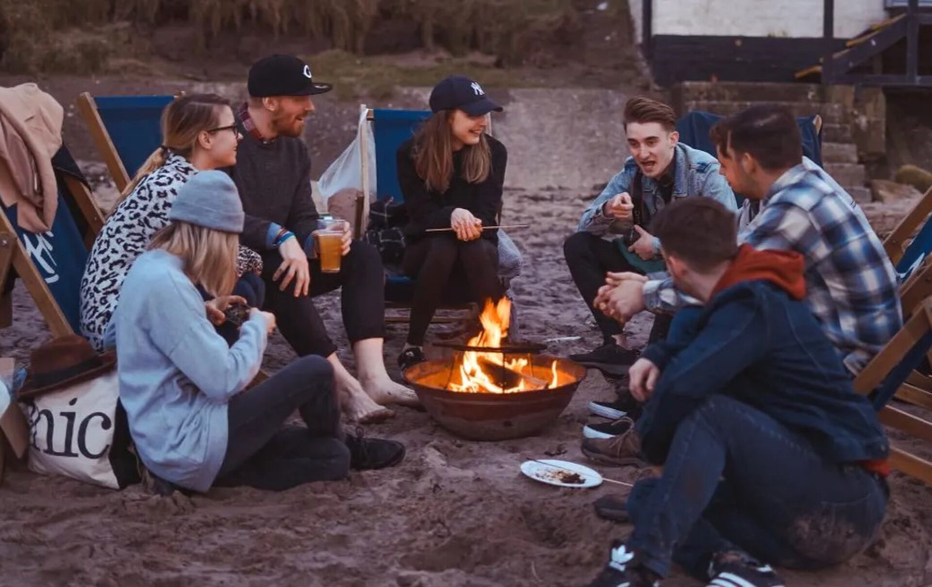 barbecue kampvuur toetjes