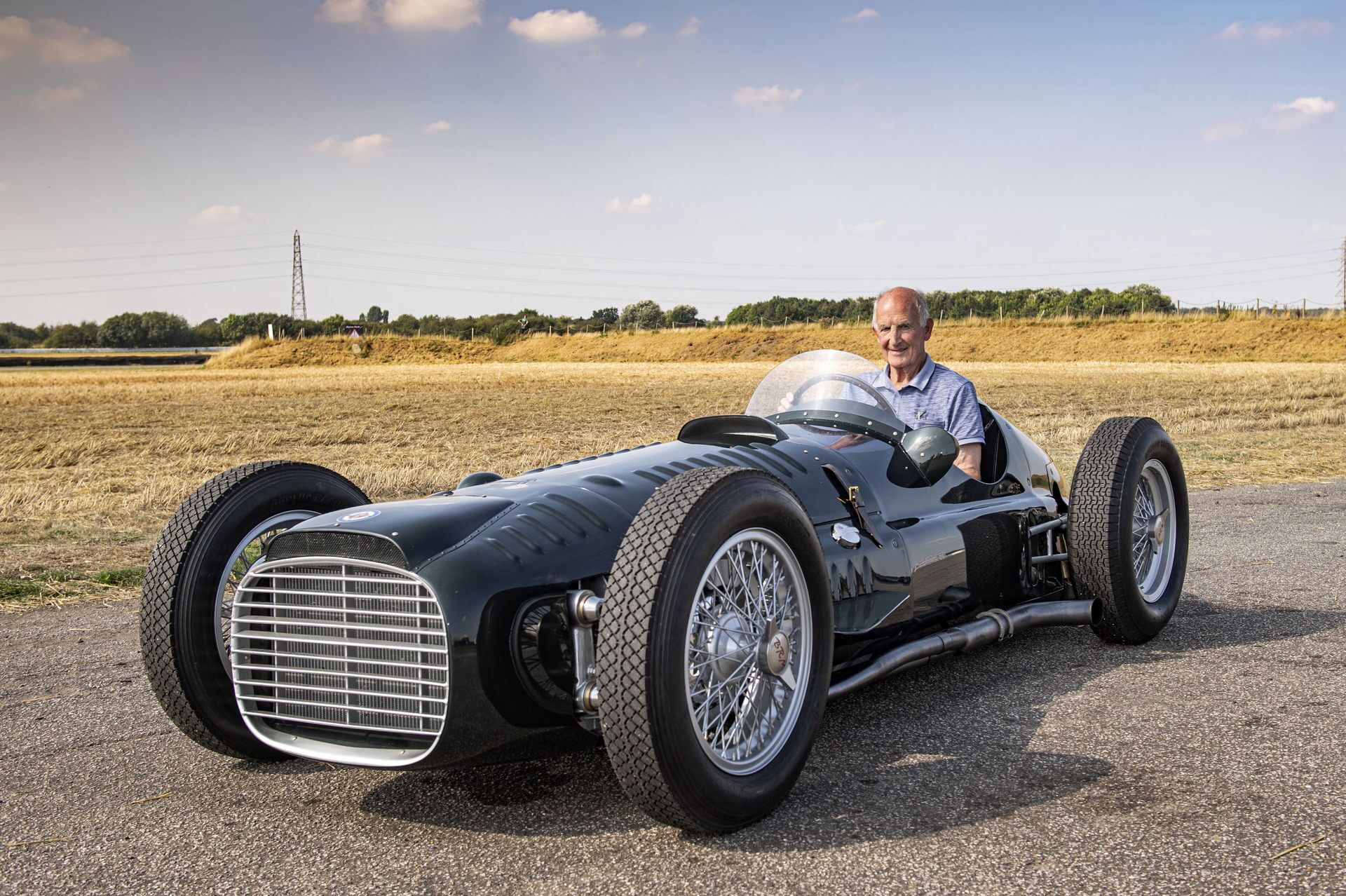 Klassieke racewagen van BRM