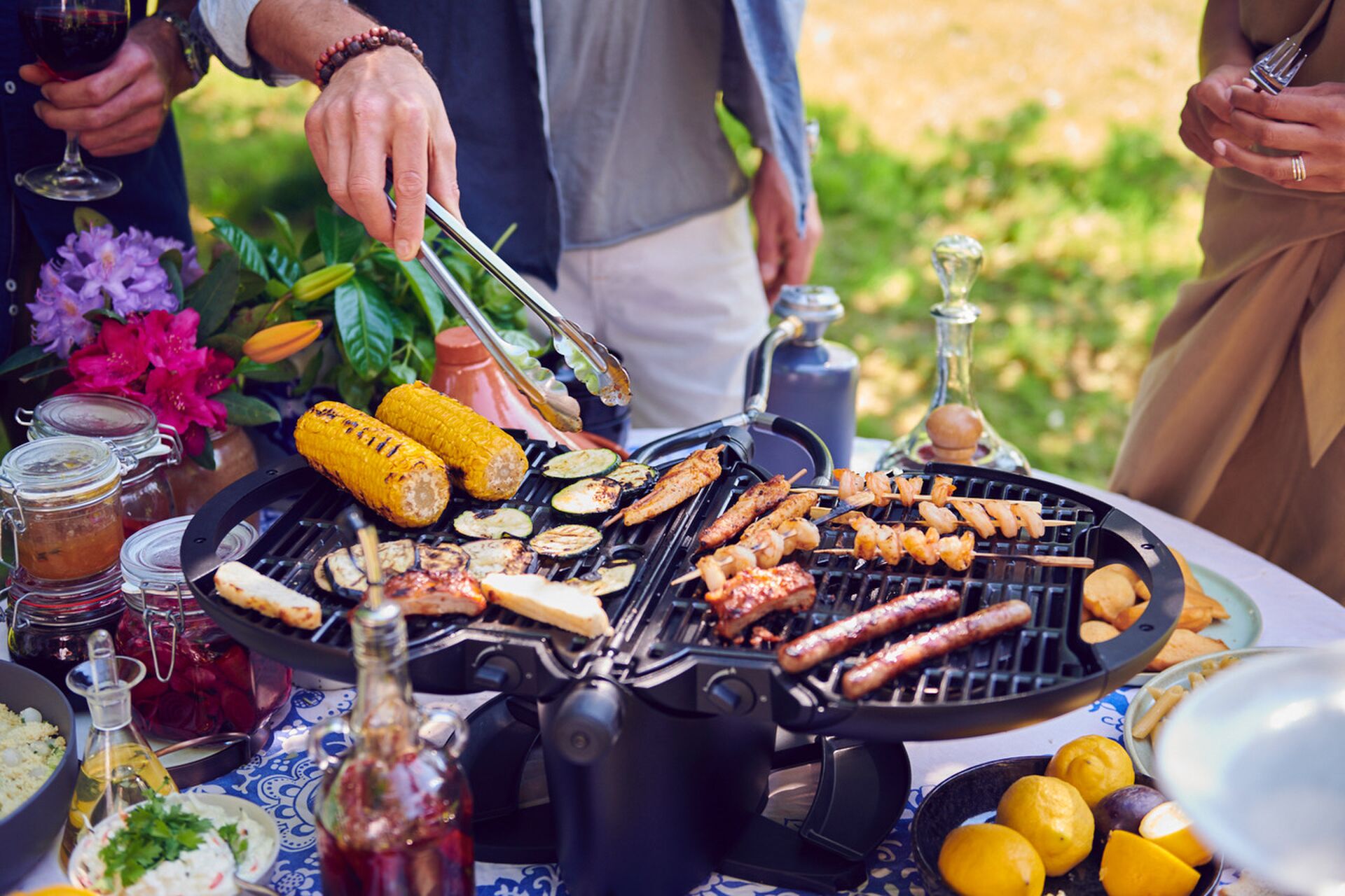 Draagbare gasbarbecue van nomadiQ Gewoonvoorhem