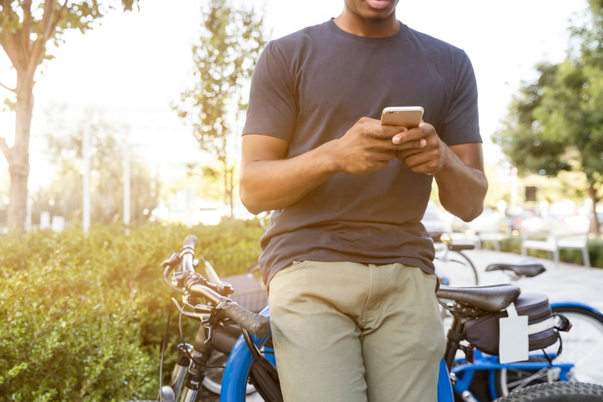 boetes voor appen op de fiets