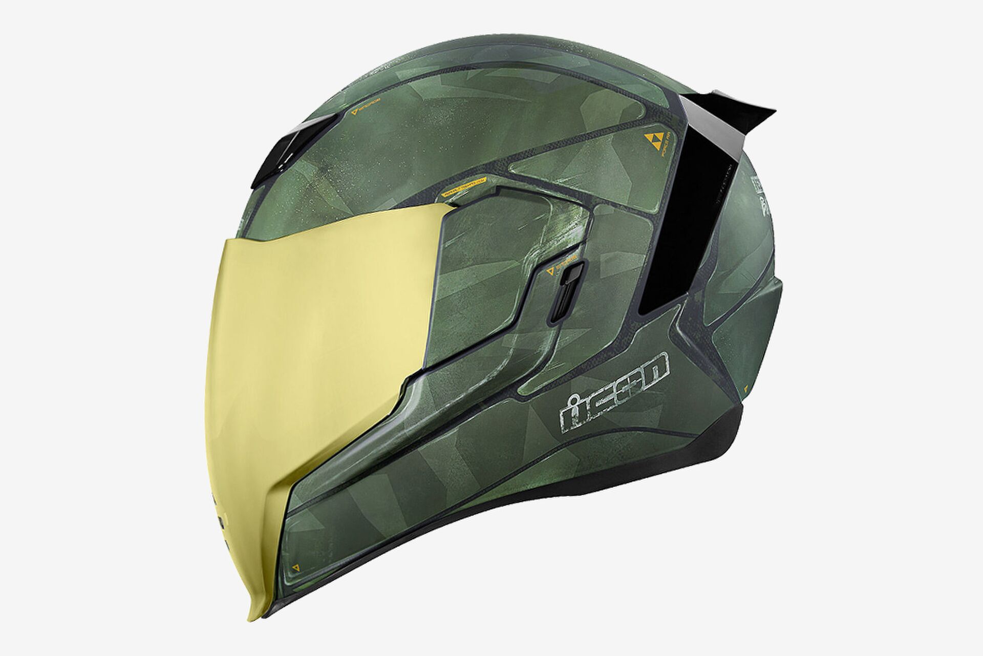 Airflite Battlescar 2-motorhelm Gewoonvoorhem