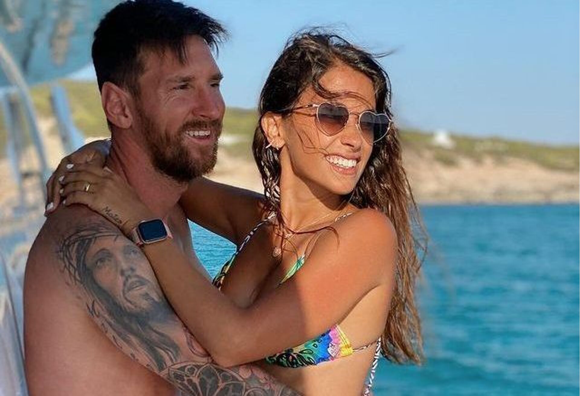 Antonela Roccuzzo, de vrouw van Lionel Messi