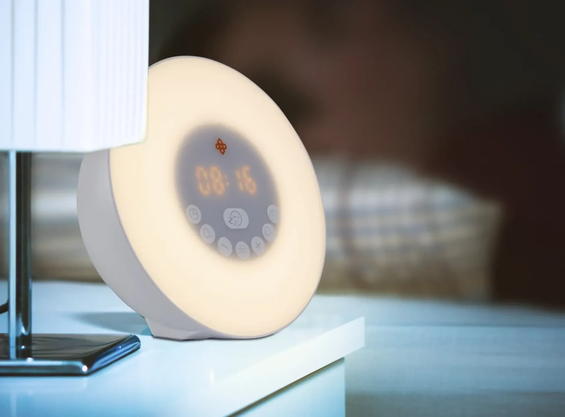 De Wake-up Light wekker van de Action