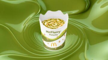 De pistache McFlurry van McDonalds.