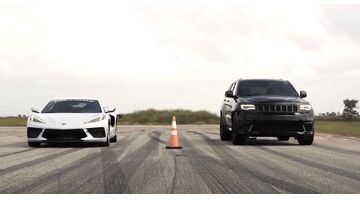 Jeep Grand Cherokee versus de Corvette Stingray